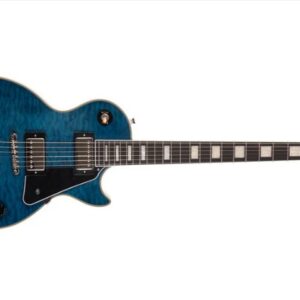 EPIPHONE LIMITED EDITION LES PAUL CUSTOM QUILT MAPLE TOP, VIPER BLUE